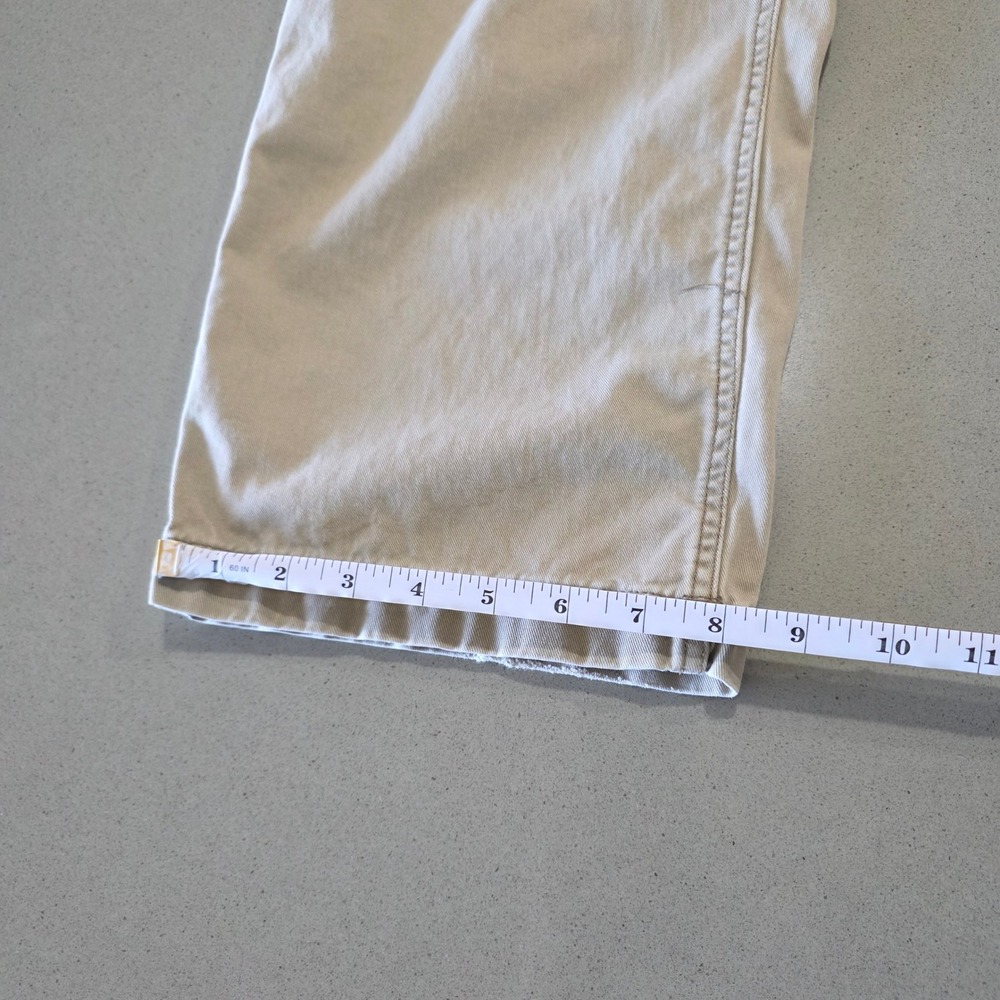 Lucky Brand 121 Heritage Slim Chino Pants Men 30x26 Tan Khaki Straight Leg Twill - Picture 5 of 12